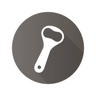 Şişe açacağı düz simgesi