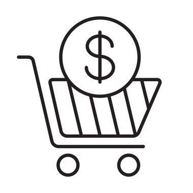 Sepeti doğrusal simgesi ekleme