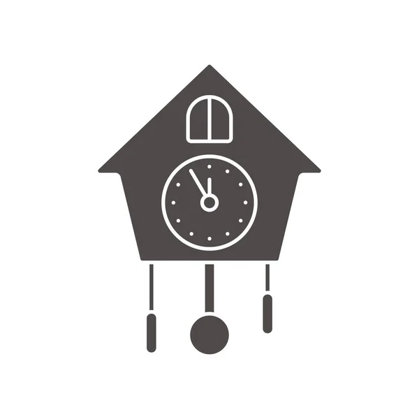 Icona orologio da parete — Vettoriale Stock
