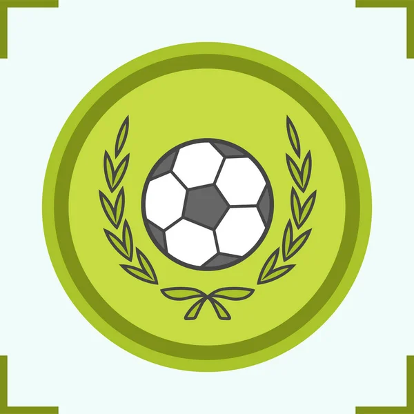 Campeonato de fútbol Liga icono de color — Vector de stock