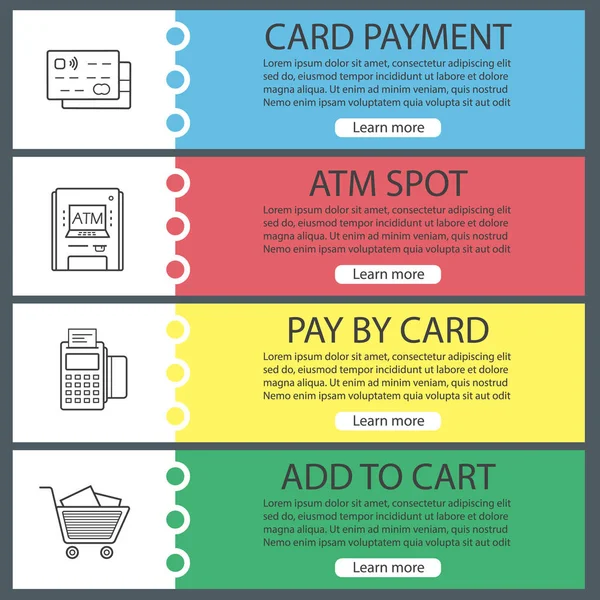 credit card website template