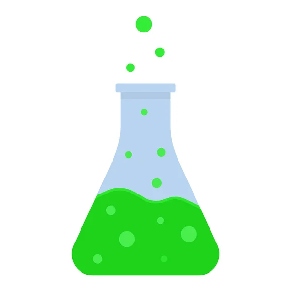 녹색 끓는 물 약 색 아이콘 — 스톡 벡터