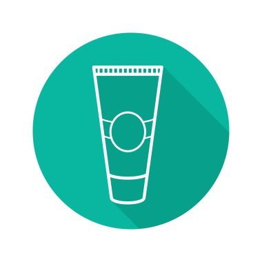 Krem tüp düz simgesi