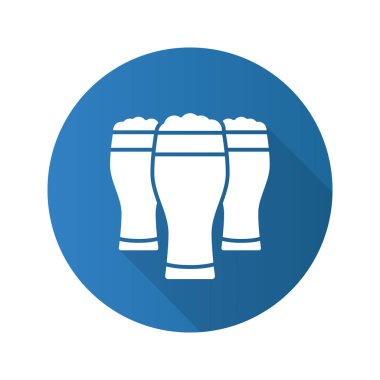 Üç bira gözlük simgesi