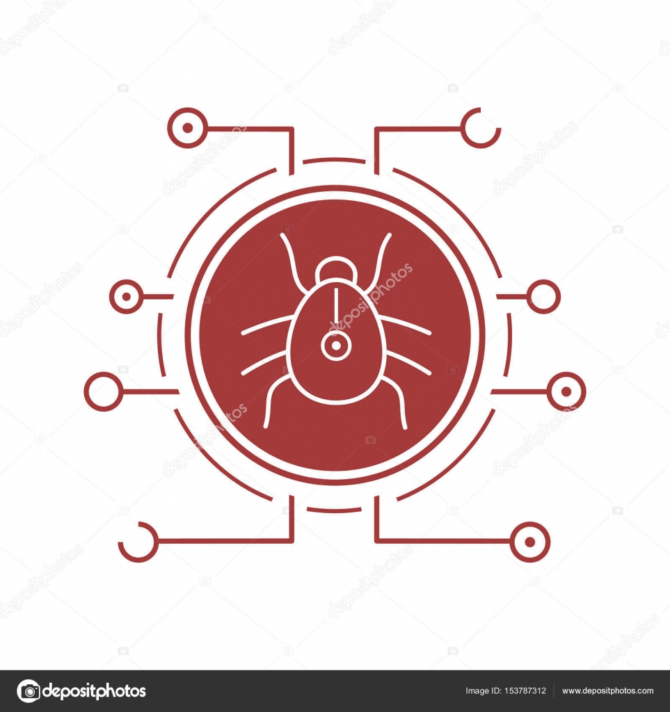 Computer Virus Flat Icon Stock Vector Image By C Bsd Computer Virus Flat Icon Stock Vector Image By C Bsd