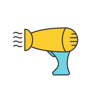 Saç kurutma makinesi renk simgesi