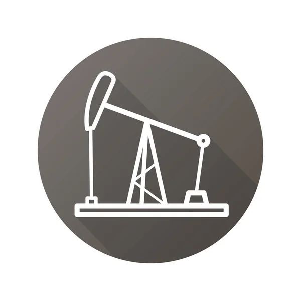石油井架平面图标 — 图库矢量图片
