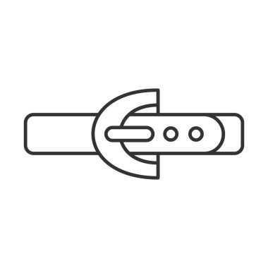 Deri kemer doğrusal simgesi