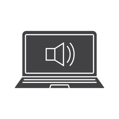 Dizüstü glif kutsal kişilerin resmi üstünde ses