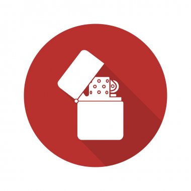 Benzin daha hafif düz simgesi