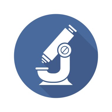 Mikroskop Düz Simgesi