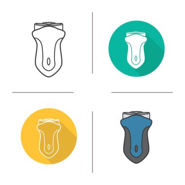 Elektrikli tıraş makinesi simgesini