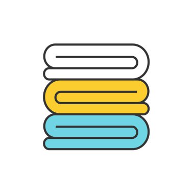 Spa salonu havlu renk simgesi