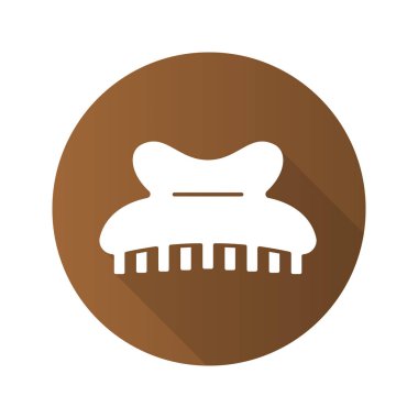 Pençe saç küçük düz simgesi