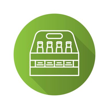 Bira şişeleri kutusu simgesi