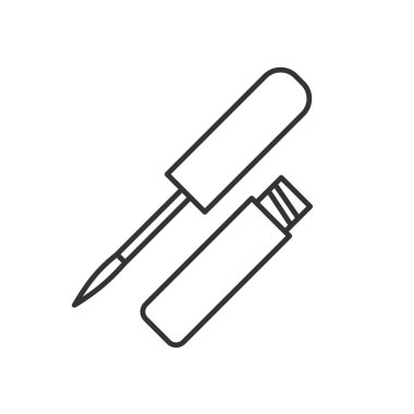 Dudak parlatıcısı doğrusal simgesi