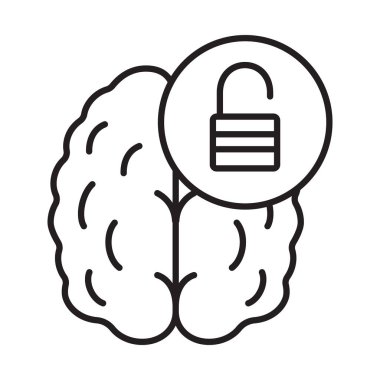 Beyin kaynakları vahiy doğrusal simgesi