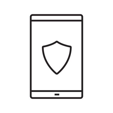 Smartphone virüsten koruma uygulaması simgesi