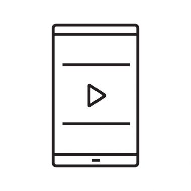 Akıllı telefon video player simgesi