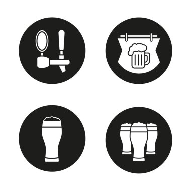 bira pub Icons set