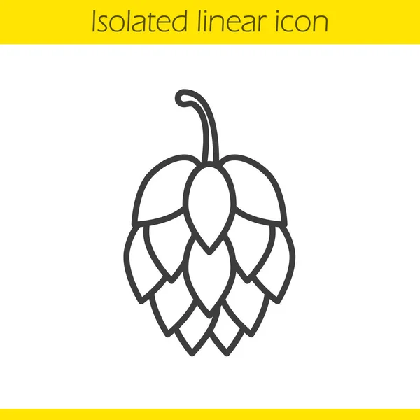 Hop cono lineal icono — Archivo Imágenes Vectoriales