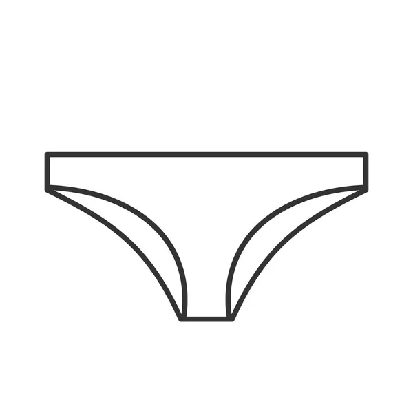 Kalhotky lineární ikona — Stockový vektor