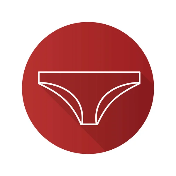 内裤平面图标 — 图库矢量图片