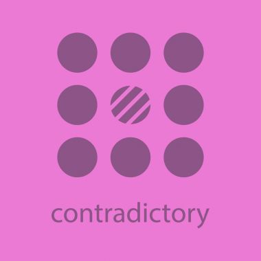 Çelişkili sembol simge