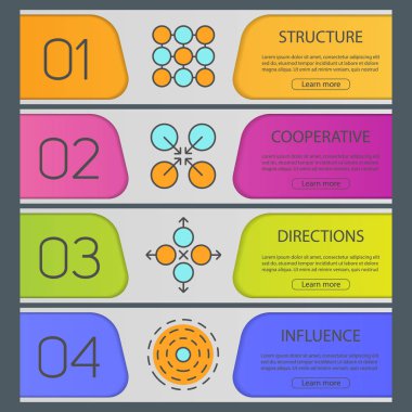 Soyut semboller şablonları afiş