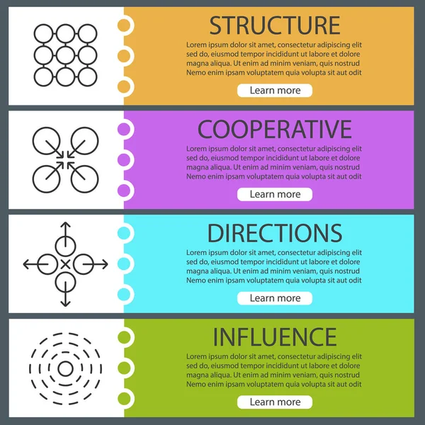 Soyut semboller şablonları afiş