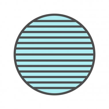 Daire simgesi dilimlenmiş