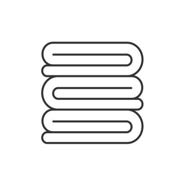 Spa salonu havlu simgesi