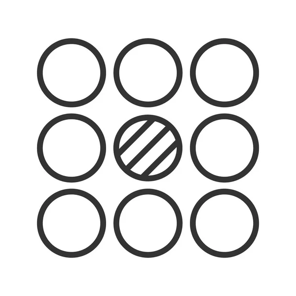 Symbole contradictoire icône — Image vectorielle