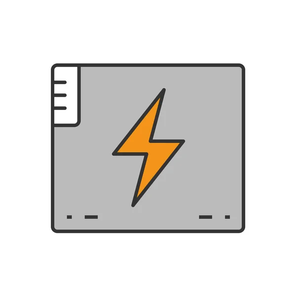 Ackumulator batteri ikon — Stock vektor