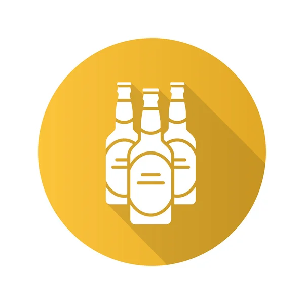 Beer bottles icon — Stock Vector