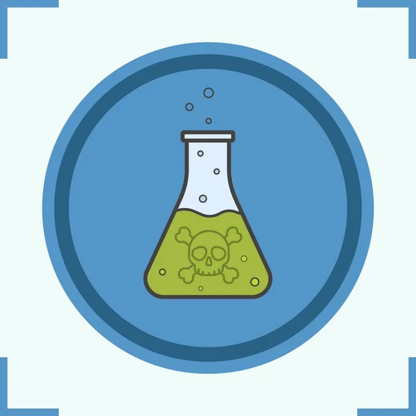 Vloeibare pictogram vergiftigen — Stockvector