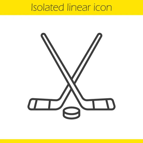 Икона хоккейного оборудования — стоковый вектор