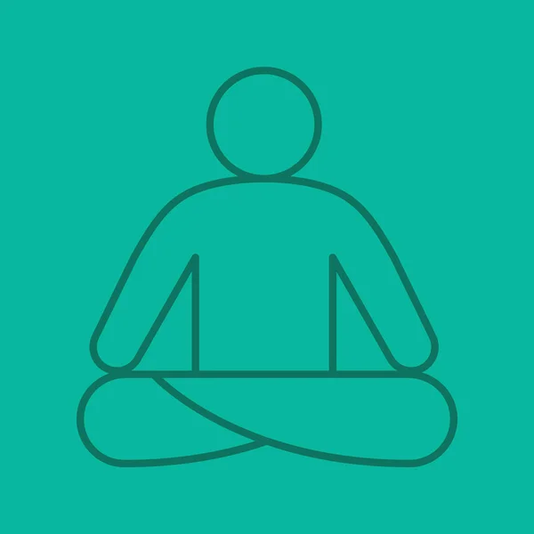 Yoga position icon