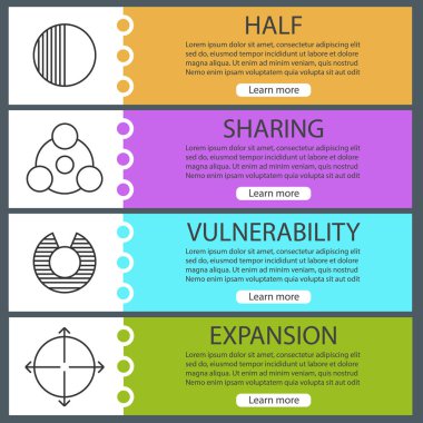 Soyut semboller şablonları afiş 