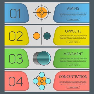 Soyut semboller şablonları afiş