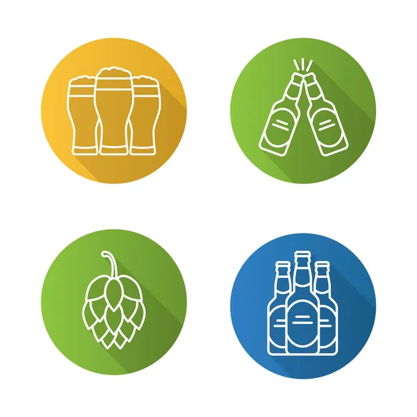 Beer icons set — Stock Vector