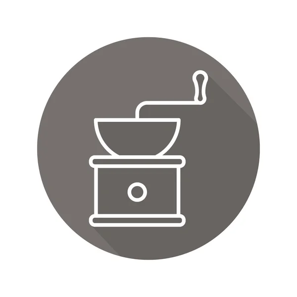 Molinillo de café icono — Vector de stock