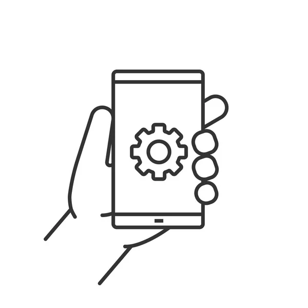 Handsmartphone — Stockvector