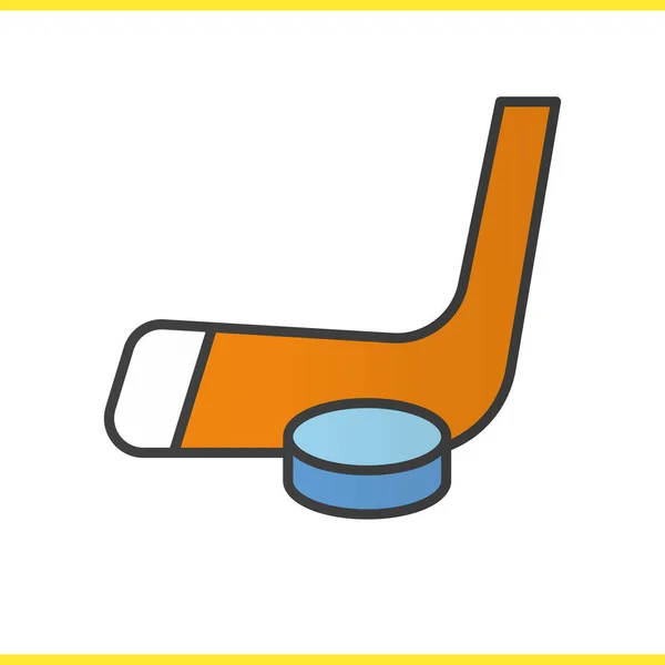 Ikona hokejového vybavení — Stockový vektor