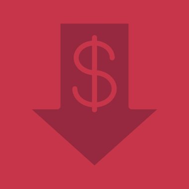 Doları oranı düşen renk simgesi