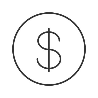 Doları doğrusal simgesi