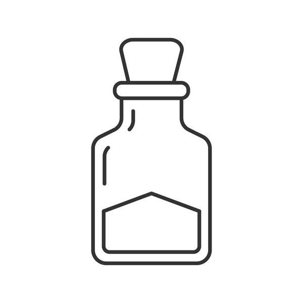 Zee zout lineaire pictogram — Stockvector