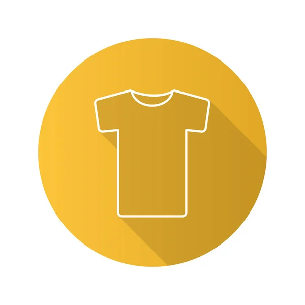 T-tröja platt ikon — Stock vektor