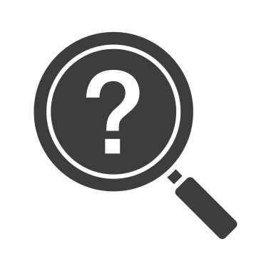 Sorun çözüm arama simgesi