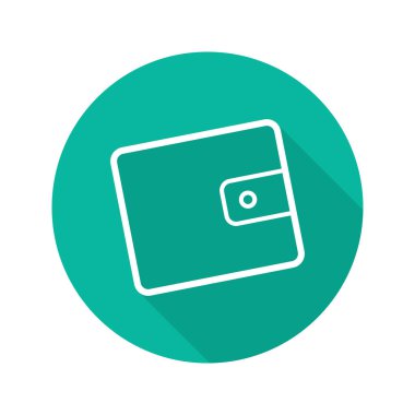 M-cüzdan düz doğrusal simgesi